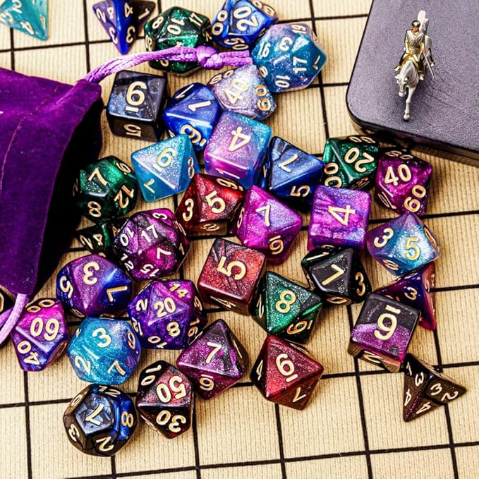 DND Dice Set 42 Pcs Polyhedral Dungeons and Dragons Rolling Dice - Image 7