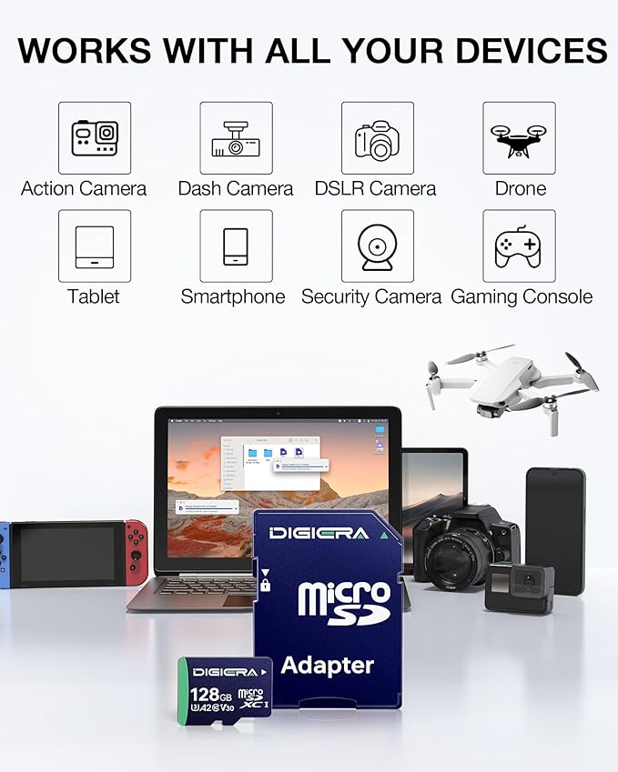 128GB CT100 microSDXC UHS-I Memory Card - Image 3
