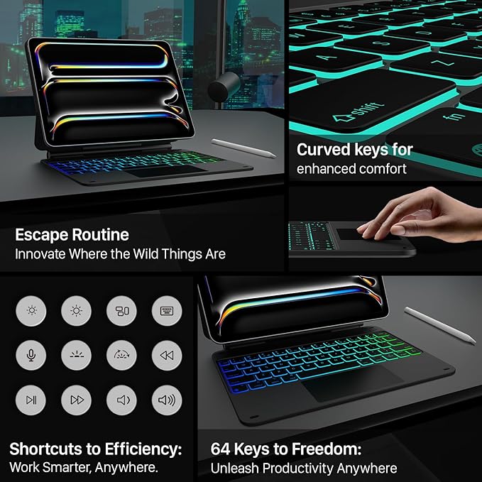 typecase Edge Keyboard Case for iPad Pro 11-inch 2024, Magic Keyboard - Image 7