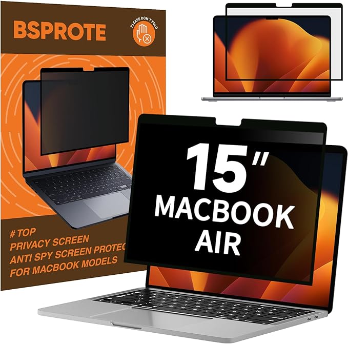 Removable Privacy Screen for MacBook Air 15 Inch by BSPROTE