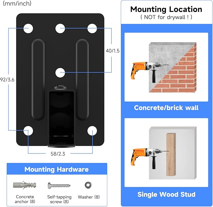 Suptek Speaker Wall Mounts - Image 6