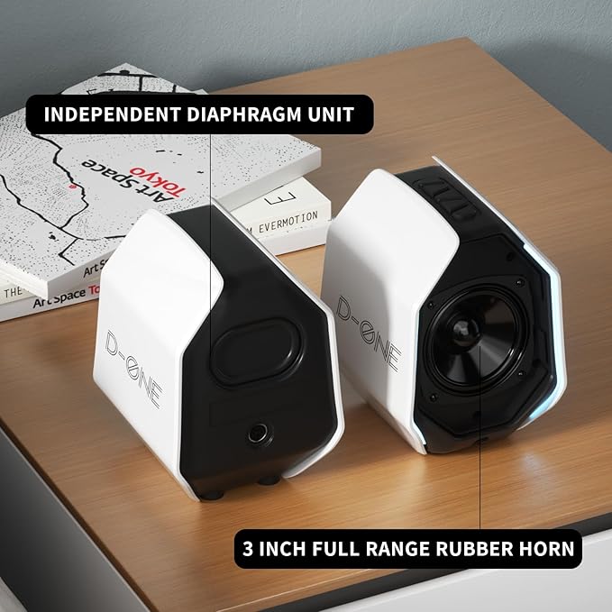 D-ONE 30W PC Gaming Computer Speakers - Image 2