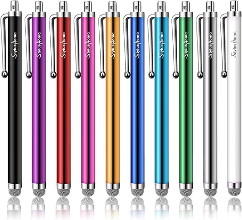 10 Pack Stylus Pens for Touch Screens, Mesh Fiber Tip Stylus Pens for ipad by StylusHome