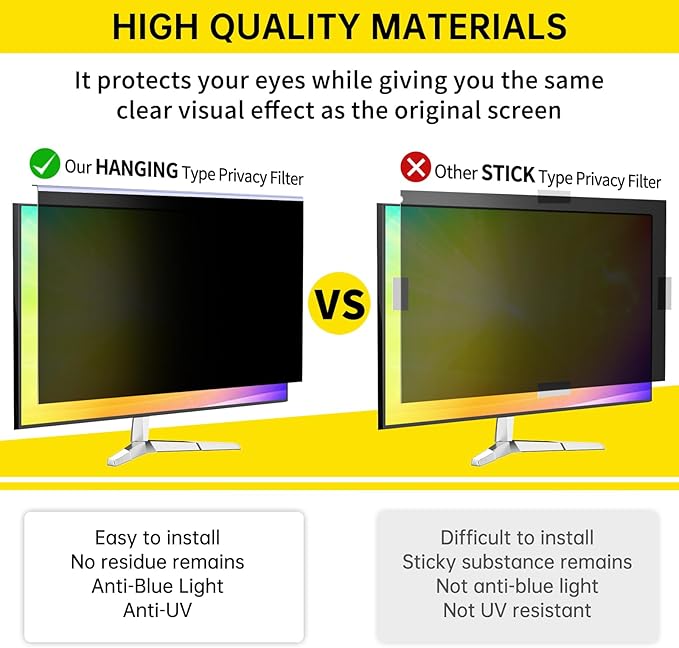 [2-Pack 24 Inch Computer Privacy Screen Filter - Image 3