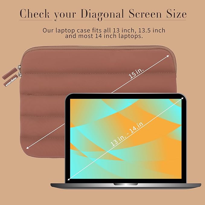 ANECDOTE Laptop Case 13-14 Inch – A Perfect Laptop Sleeve That is Compatible - Image 3