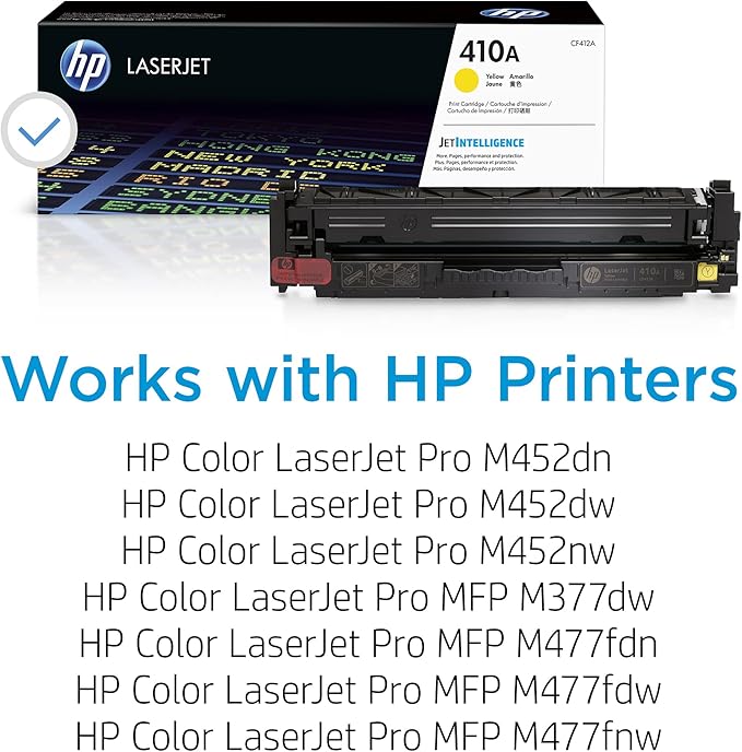 HP 410A Yellow Toner Cartridge | Works - Image 2