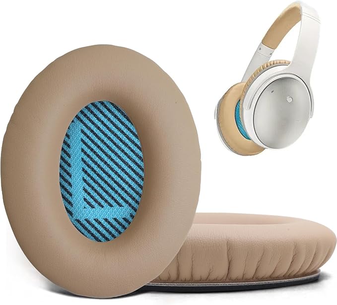 Replacement Ear Pads for Bose QuietComfort 35 35 II 15 25, Headphone Ear Covers by Niukeke