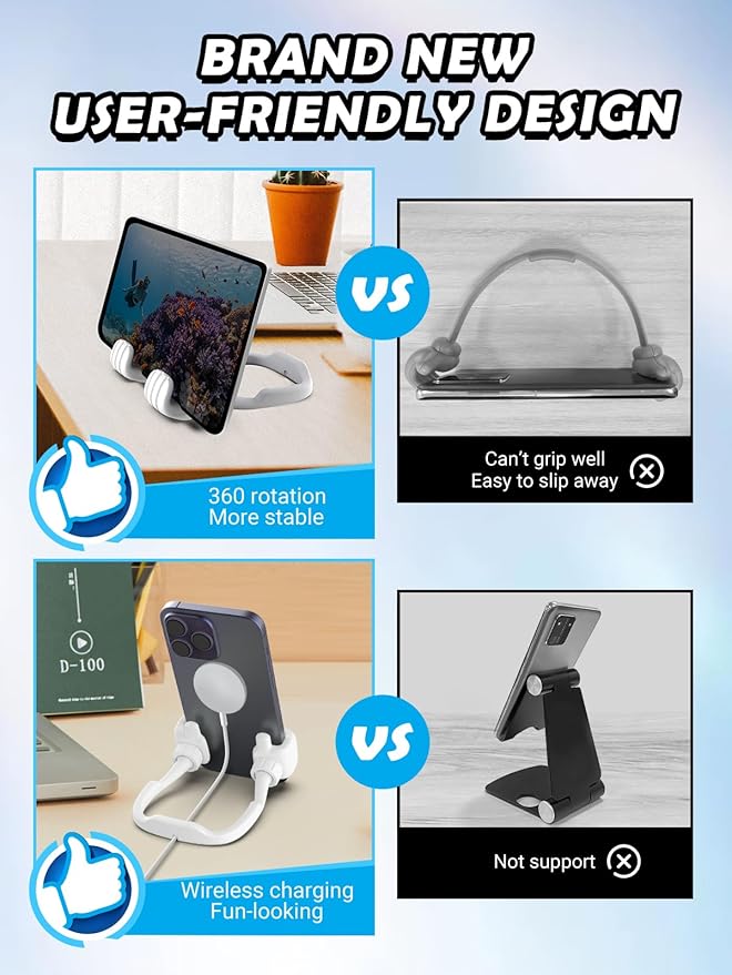 Back to School Supplies Gifts for Boys Girls: Thumbs Up Lazy Phone Stand Holder - Image 5