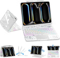 SIBEITU Keyboard Case for iPad Pro 11 Inch, 360 Rotatable iPad Pro 11 Clear by SIBEITU
