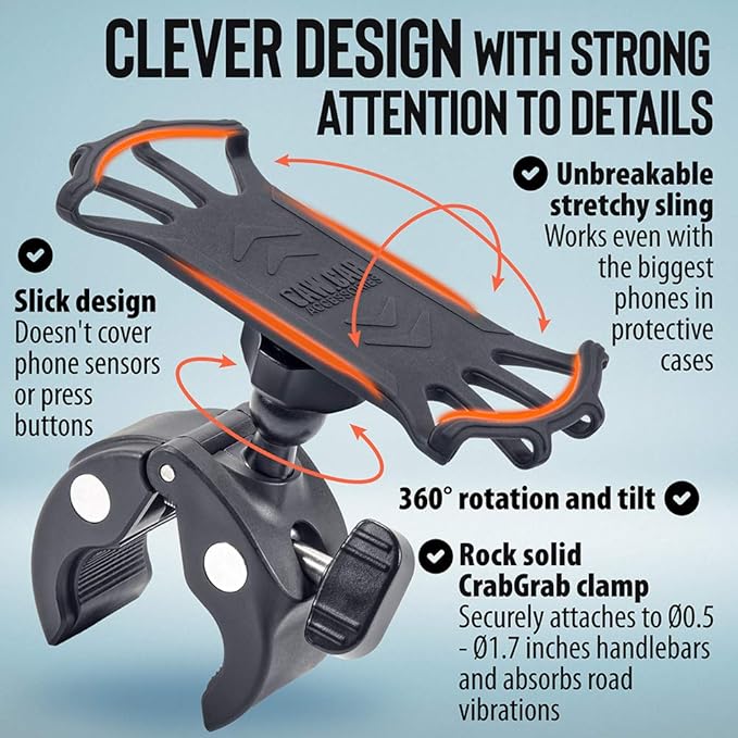 Upgraded 2025 Bicycle & Motorcycle Phone Mount - Image 5