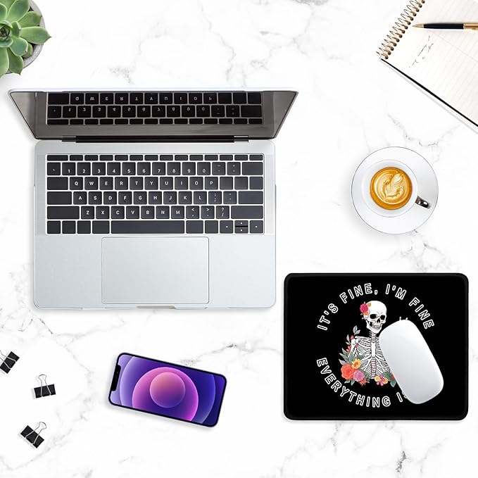 ITNRSIIET Mouse Pad with Stitched Edge Premium Textured Smooth Precise - Image 7