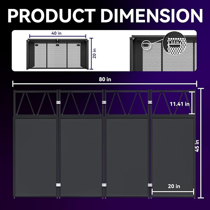 DJ Table Stand Portable booth, Foldable DJ Stand Booth, Adjustable DJ Facade - Image 4