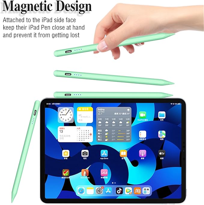 Active Stylus Pens for Touch Screens Magnetic Type-C Charging Tablet Pen - Image 5