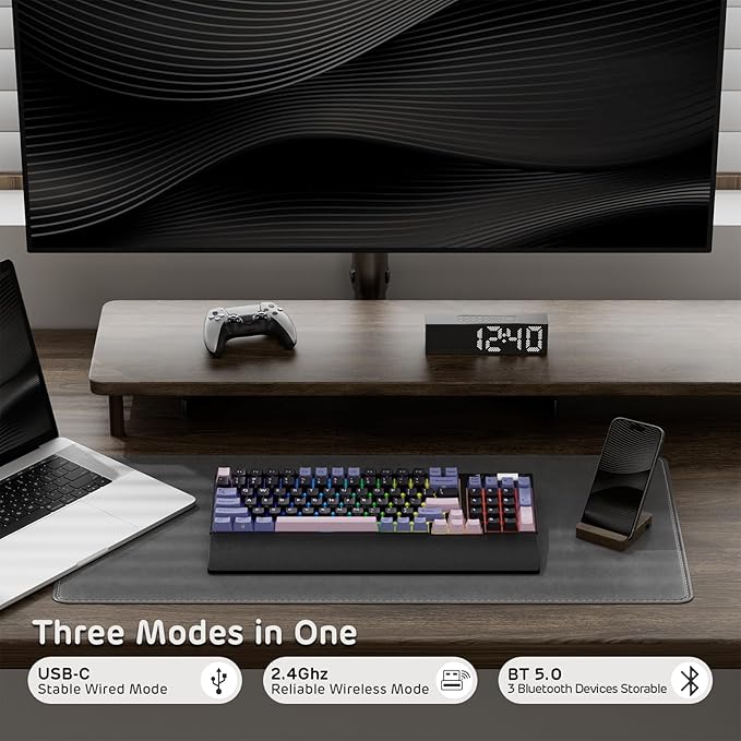 RK ROYAL KLUDGE RK96 RGB Limited Ed, 90% 96 Keys Wireless 3-Mode - Image 3
