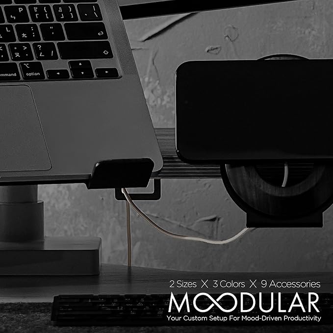 Moodular Add-ons Cable Organizer 2 Pack Black MSA-CO - Image 2