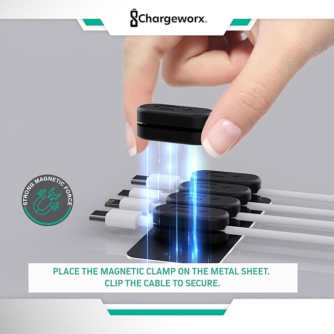 Chargeworx Magnetic Cable Holder - Image 7