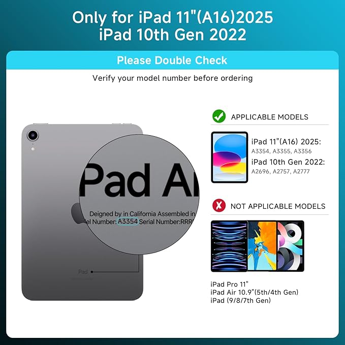 Transparent Case with Keyboard for iPad 11th Gen 11-in. & 2022 iPad 10th Gen - Image 2