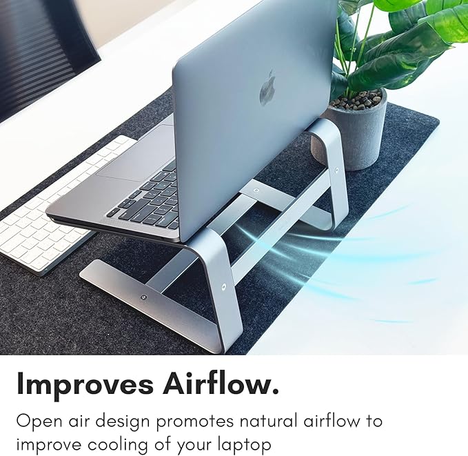 Macally Aluminum Laptop Stand for Desk - Image 7