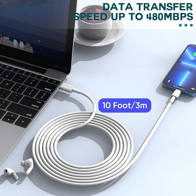 10FT iPhone Fast Charger - Image 3