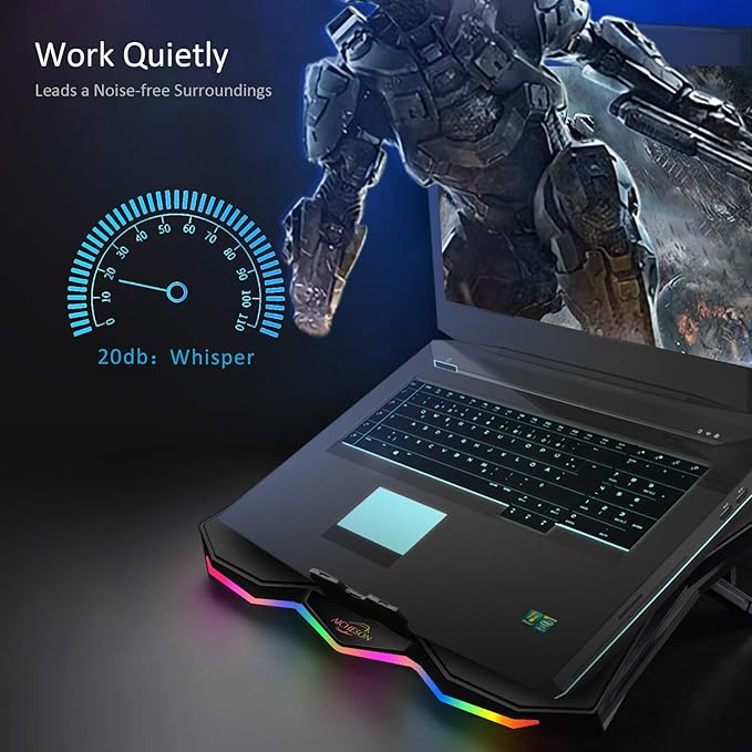 AICHESON Laptop Cooling Pad, Chill Pad - Image 7