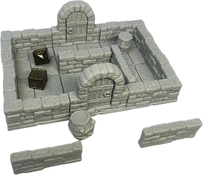 Miniature RPG Modular Tile System 18mm or 28mm DND Terrain Building Accessories by HAUTICO