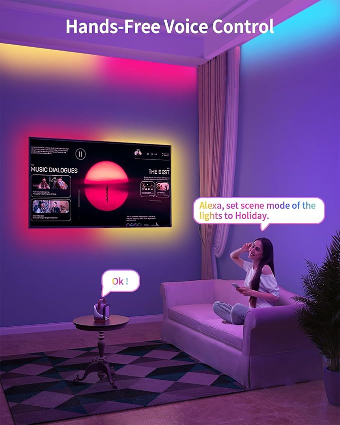 RGB+IC LED Strip Lights, Smart LED Light - Image 7