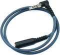 20cm Right angle 4 pole 3.5mm 1/8 inch male to 4 pole 3.5mm 1/8 inch Female by KetDirectPocketKnife