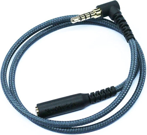 100cm Right Angle 4 Pole 3.5mm 1/8 inch Male to 4 Pole 3.5mm 1/8 inch Female by KetDirectPocketKnife