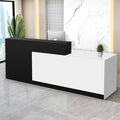 Reception Desk with Counter Modern Checkout Counter with Lockable Drawer by Unknown