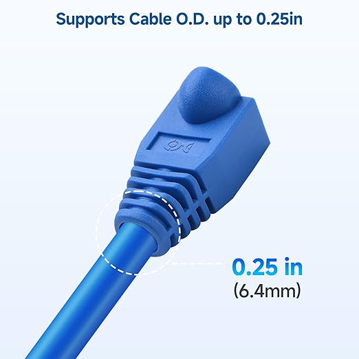 Cable Matters 100-Pack Cat6 / Cat5e RJ45 Strain Relief Boots, RJ45 Boot - Image 3