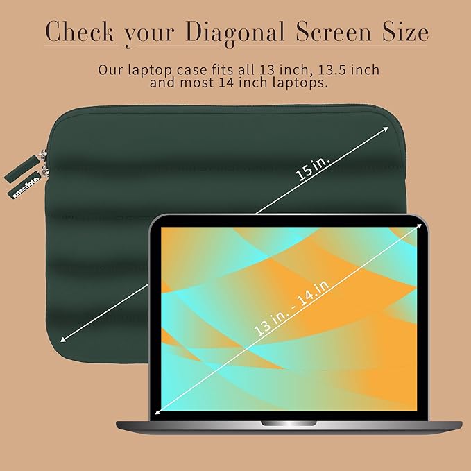ANECDOTE Laptop Case 13-14 Inch – A Perfect Laptop Sleeve That is Compatible - Image 3