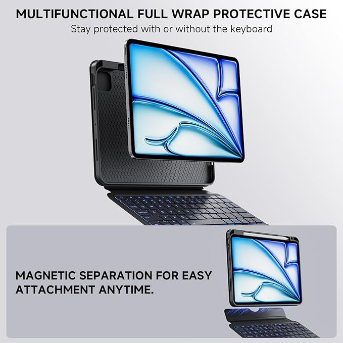 ONLY fit for iPad 12.9 inch Pro 6/5/4/3rd Gen & 13 inch iPad Air Case - Image 7