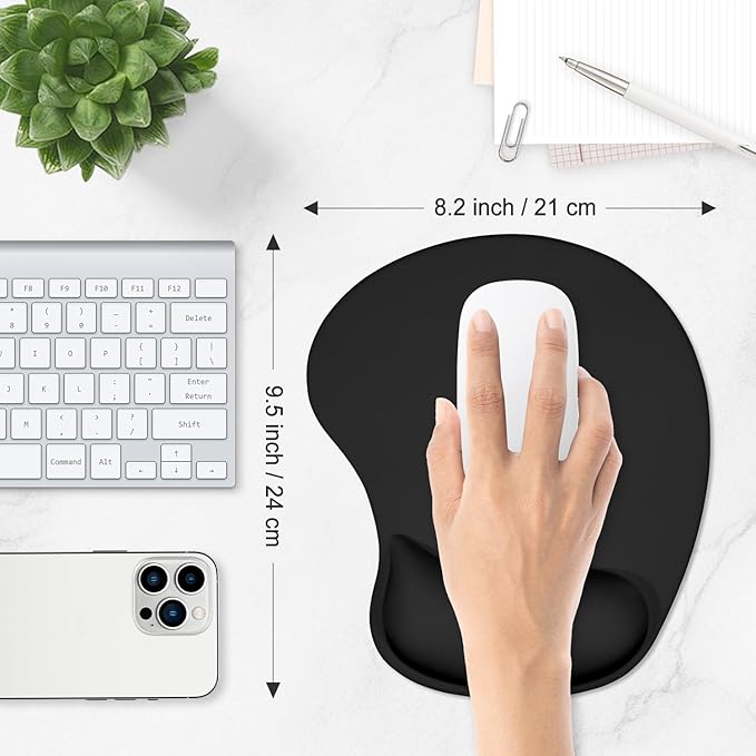 ITNRSIIET Ergonomic Mouse Pad, Cushioned Gel Wrist Rest, Non-Slip Base - Image 6