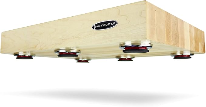 IsoAcoustics Delos Turntable Isolation Butcher Block Series: 2216M2 Maple - Image 2
