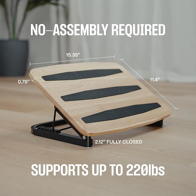 Adjustable Under Desk Foot Stool - Image 4