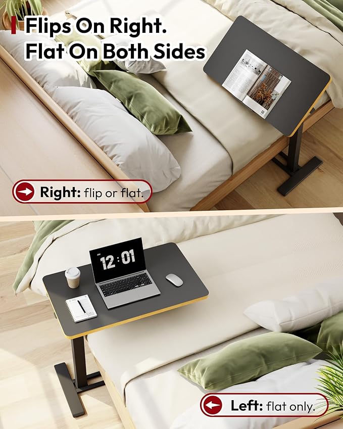 SANODESK Medical Adjustable Overbed Bedside Table - Image 4