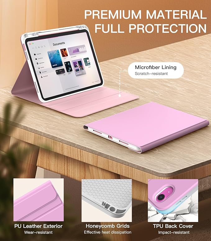 MoKo Touch Keyboard Case for iPad 11th Generation 11 inch 2025, iPad 10th - Image 6