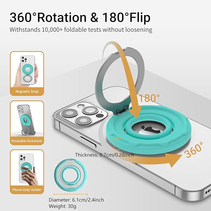 OPSO Magnetic Phone Ring Holder - Image 3