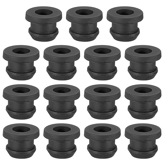 PATIKIL 8.5mm / 5/16 Inch Drill Hole, 1/4 Inch ID Rubber Grommets by PATIKIL