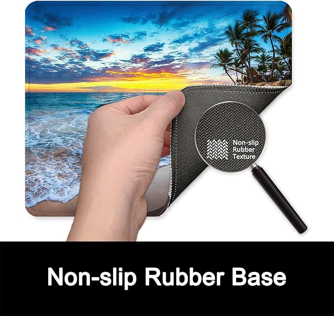 ITNRSIIET Mouse Pad with Stitched Edge Premium Textured Smooth Precise - Image 4