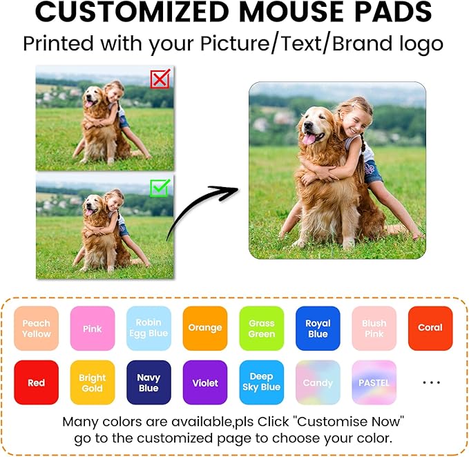 Custom Mouse Pad, Personalized Mouse Pad - Image 4