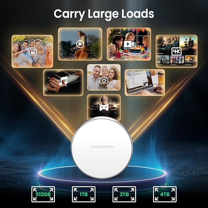 2TB Magnetic Portable SSD, External Solid State Drives - Image 6