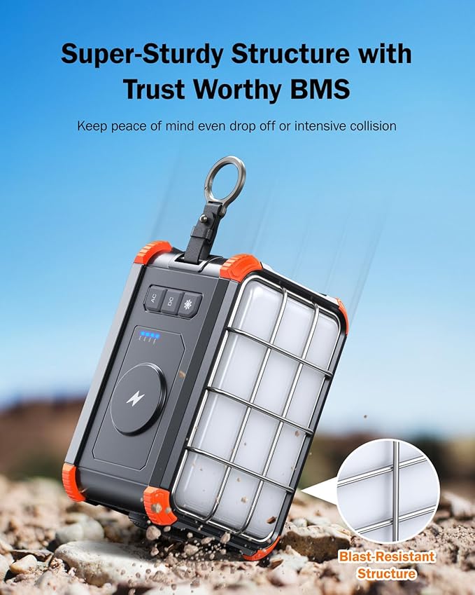 BROWEY Portable Power Station 153Wh Camping Small Solar Generator - Image 5
