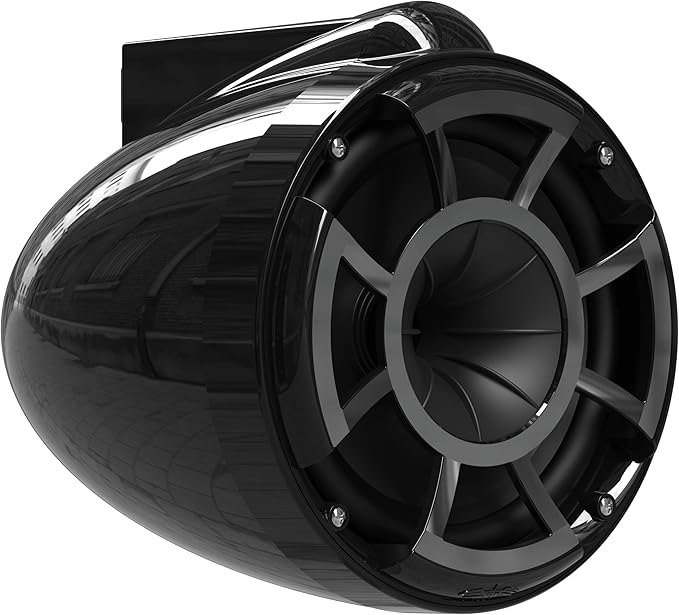 wet sounds Rev 8 Black V2 Revolution Series 8" Black Tower Speakers w/Fixed - Image 6