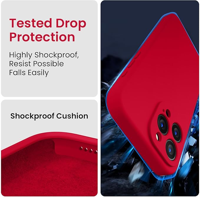 FireNova Designed for iPhone 15 Pro Case, Silicone Upgraded Phone Case with - Image 4