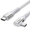 Fasgear 100W USB C to Type C 90 Degree Cable 3ft, USB 3.1 Gen 2 10Gbps Data 5A by Fasgear