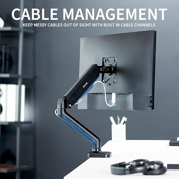 VIVO Single 17 to 32 inch Monitor Height Adjustable Counterbalance Mechanical - Image 8