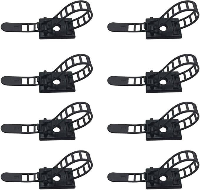 1000 Pieces Cable Management Desk Cord Organizer Cable Ties Wire Fasteners Clips by RayTour