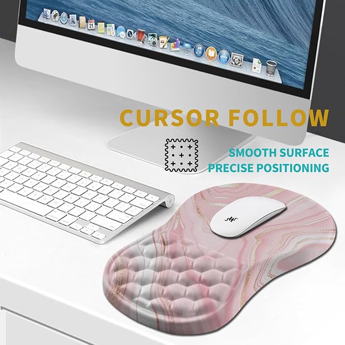 Hokafenle Ergonomic Mouse Pad Wrist Support, Wrist Rest Mousepad - Image 6