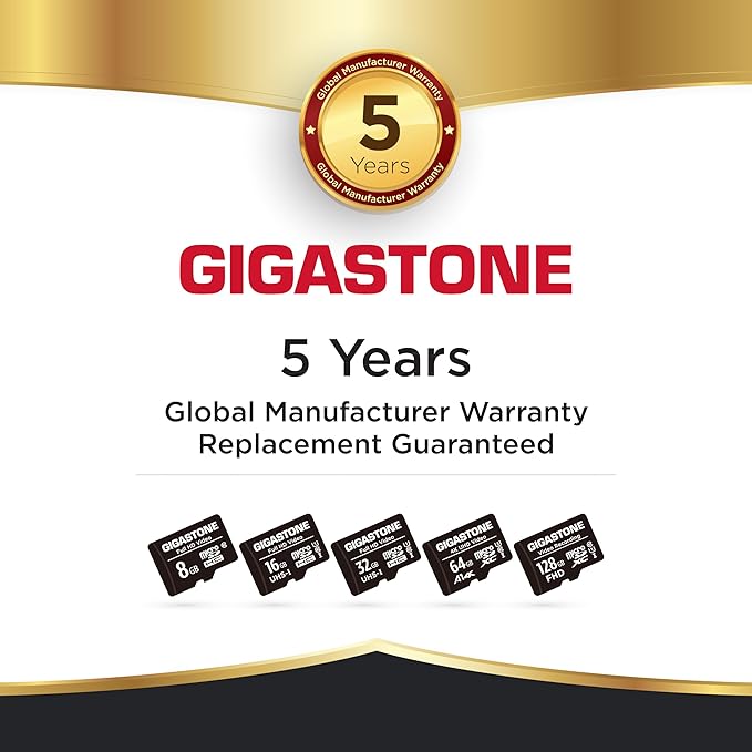 GIGASTONE 16GB 5-Pack Micro SD Card, FHD Video, Surveillance Security Cam - Image 7